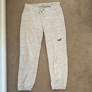 Hollister Light Gray Track Pants
